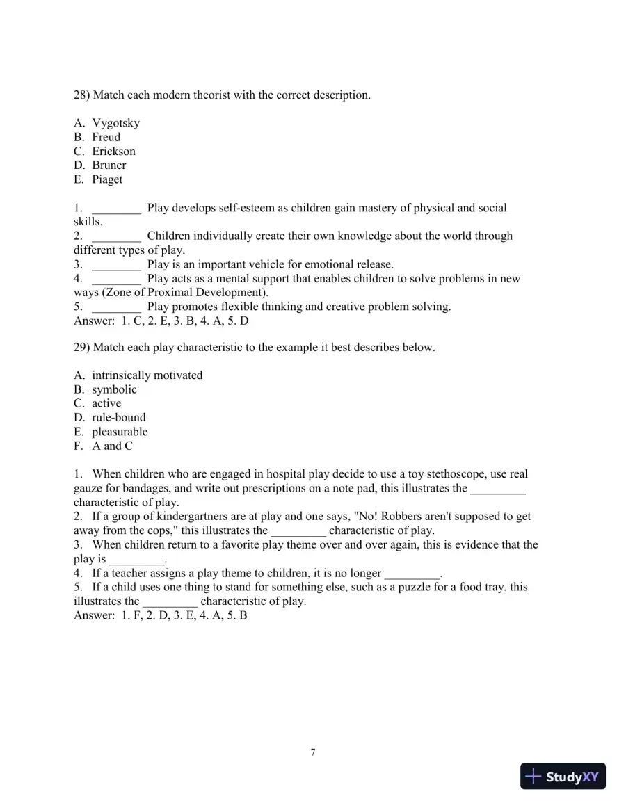 Test Bank for Creative Thinking and Arts-Based Learning: Preschool Through Fourth Grade, 7th Edition, page 18
