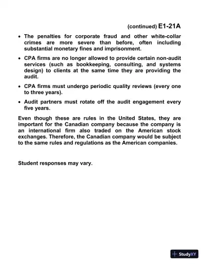 Managerial Accounting, Third Canadian Edition Solution Manual - Page 25 preview image