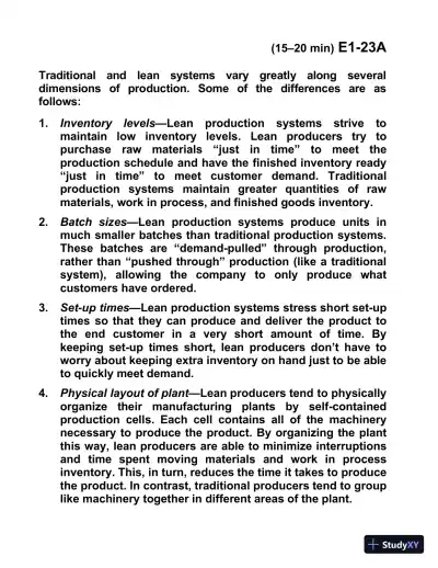Managerial Accounting, Third Canadian Edition Solution Manual - Page 27 preview image