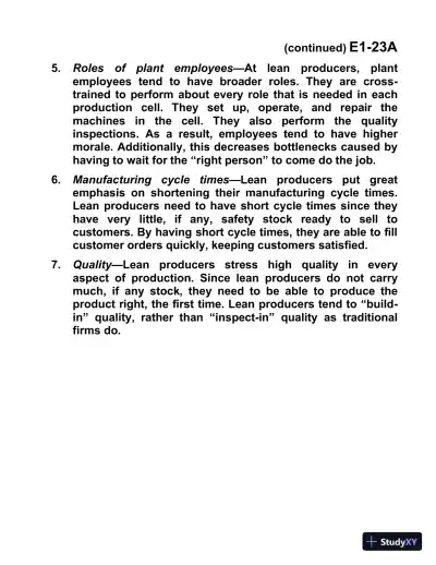 Managerial Accounting, Third Canadian Edition Solution Manual - Page 28 preview image