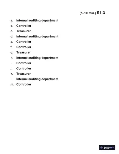 Managerial Accounting, Third Canadian Edition Solution Manual - Page 5 preview image