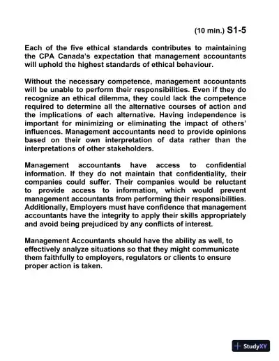 Managerial Accounting, Third Canadian Edition Solution Manual - Page 7 preview image