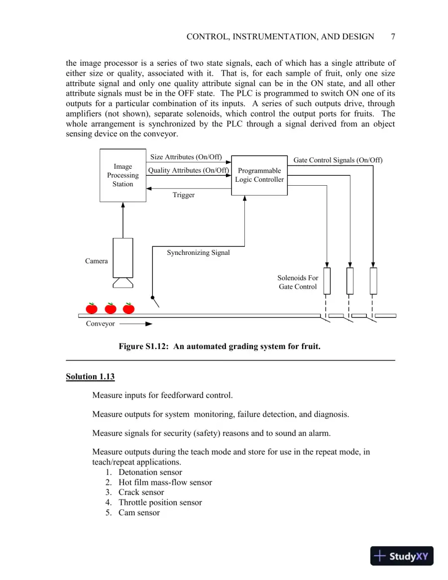 Solution Manual for Sensors and Actuators: Engineering System Instrumentation, 2nd Edition, page 13