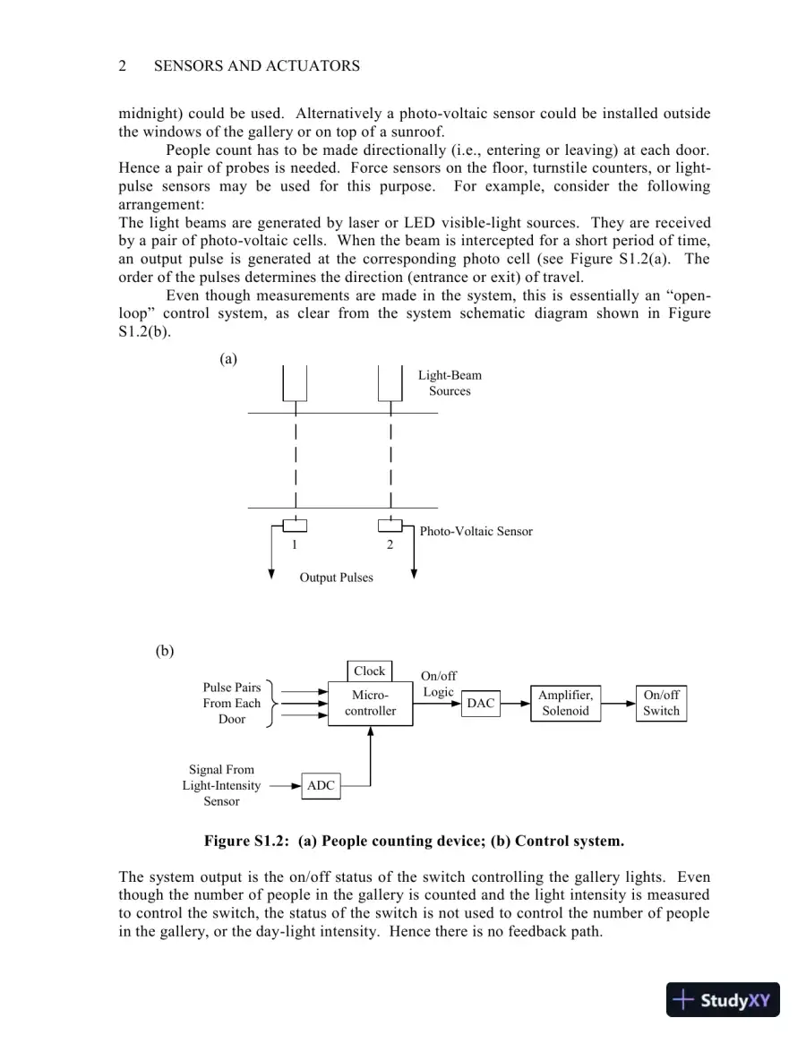 Solution Manual for Sensors and Actuators: Engineering System Instrumentation, 2nd Edition, page 8