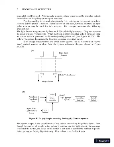 Solution Manual for Sensors and Actuators: Engineering System Instrumentation, 2nd Edition - Page 8 preview image