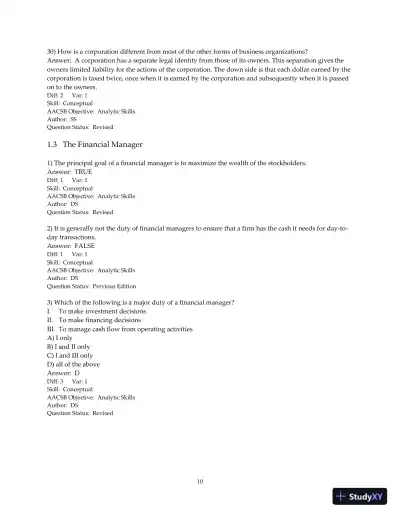 Test Bank for Fundamentals of Corporate Finance, 4th Edition - Page 11 preview image