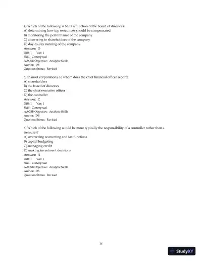 Test Bank for Fundamentals of Corporate Finance, 4th Edition - Page 15 preview image