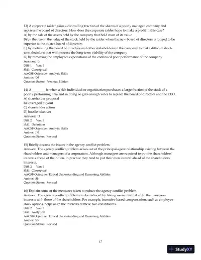 Test Bank for Fundamentals of Corporate Finance, 4th Edition - Page 18 preview image