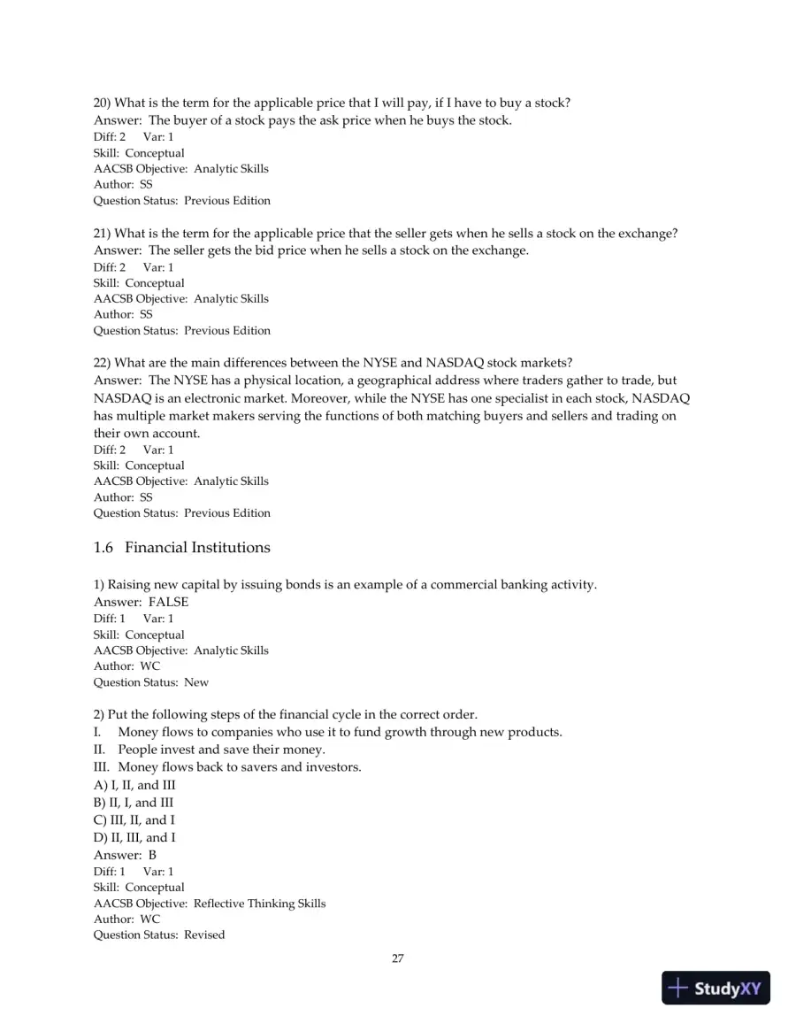 Test Bank for Fundamentals of Corporate Finance, 4th Edition, page 28