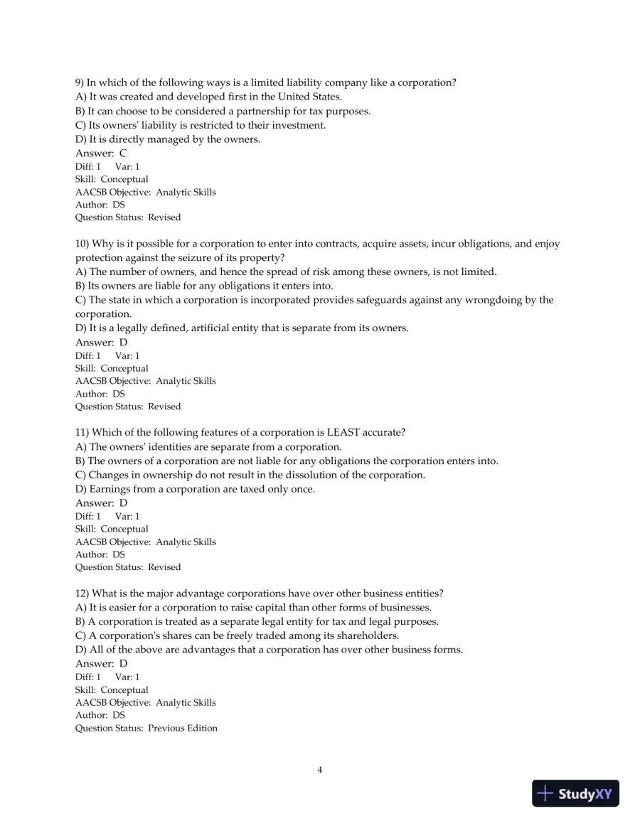 Test Bank for Fundamentals of Corporate Finance, 4th Edition, page 5