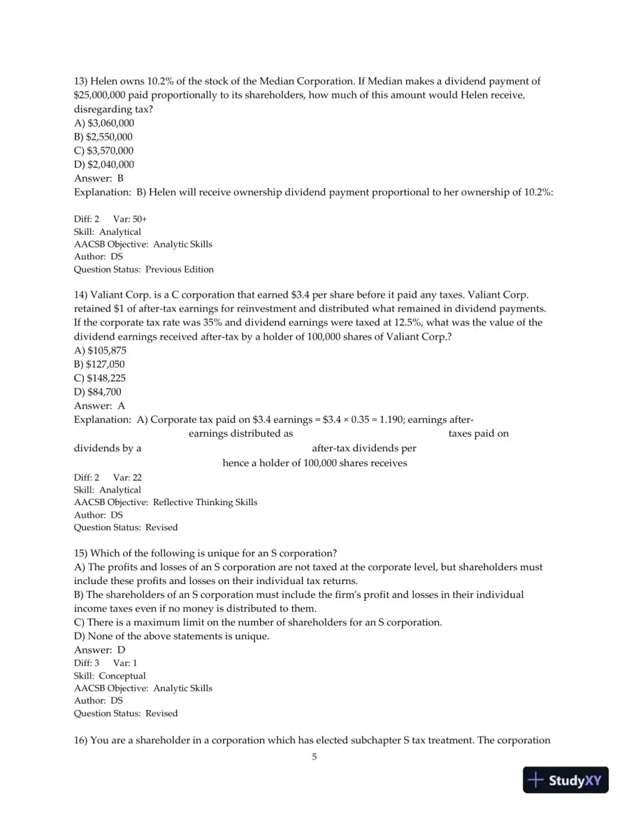 Test Bank for Fundamentals of Corporate Finance, 4th Edition, page 6