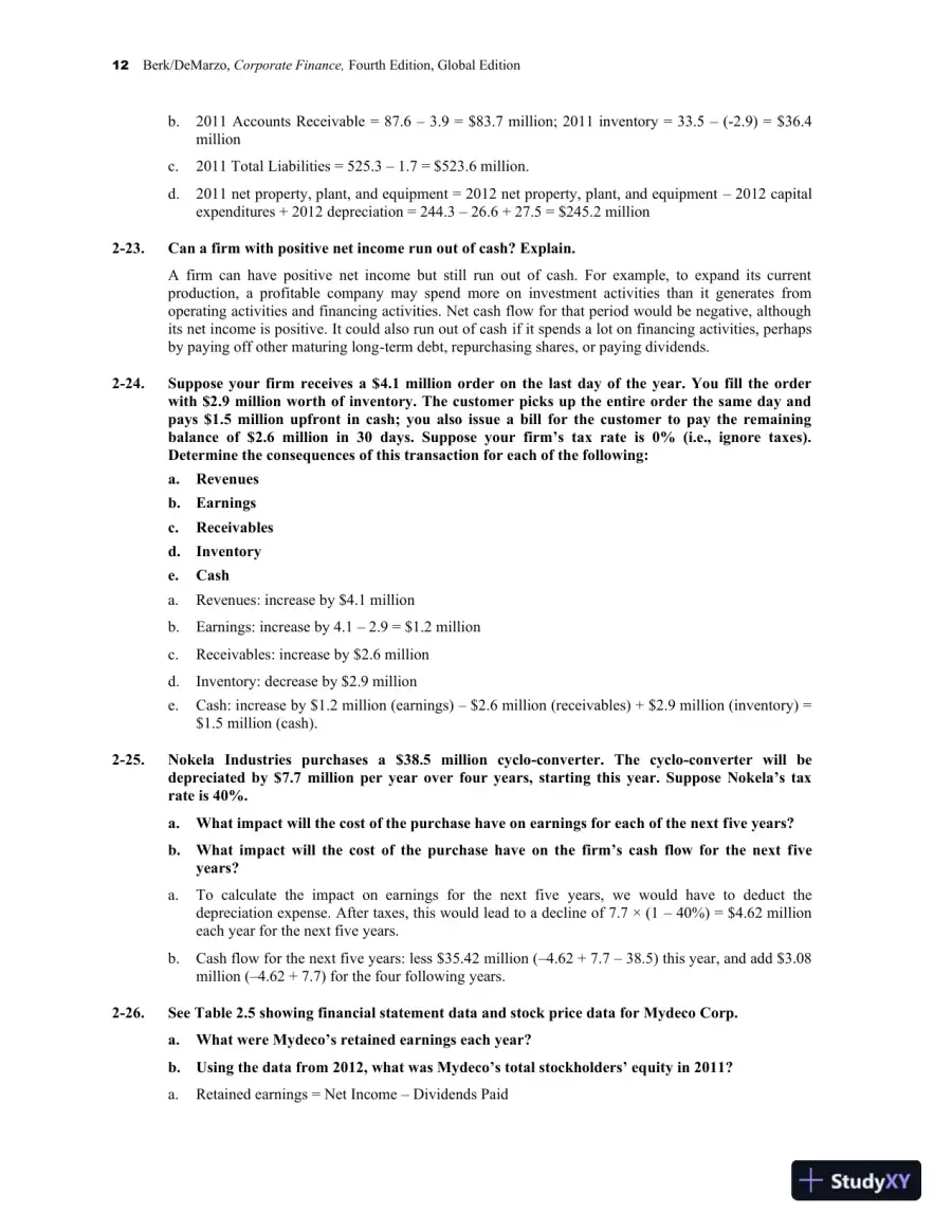 Solution Manual for Corporate Finance , 4th Edition, page 15