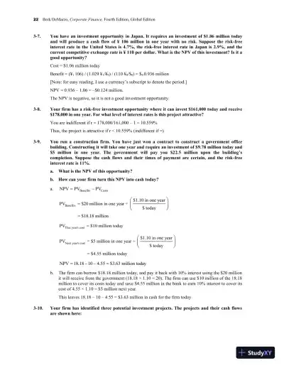 Solution Manual for Corporate Finance , 4th Edition - Page 25 preview image