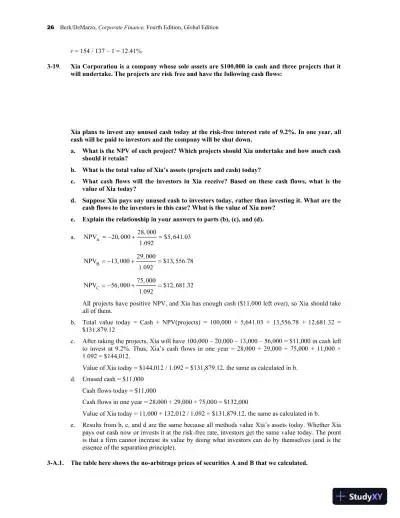 Solution Manual for Corporate Finance , 4th Edition - Page 29 preview image