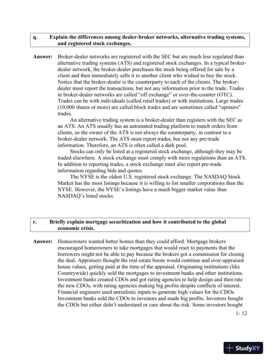 Solution Manual For Corporate Finance: A Focused Approach, 7th Edition, page 13