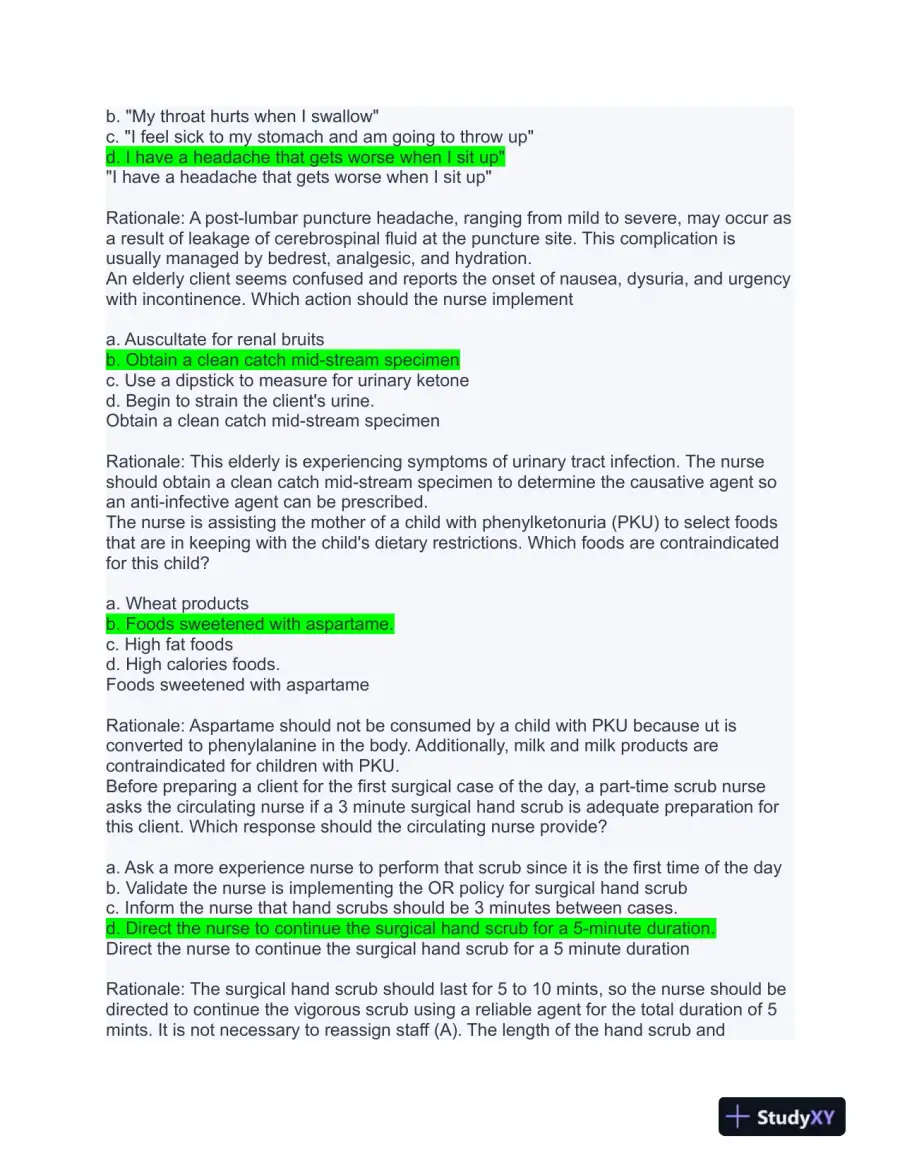 HESI Others Exit Exam With Answers (656 Solved Questions), page 6