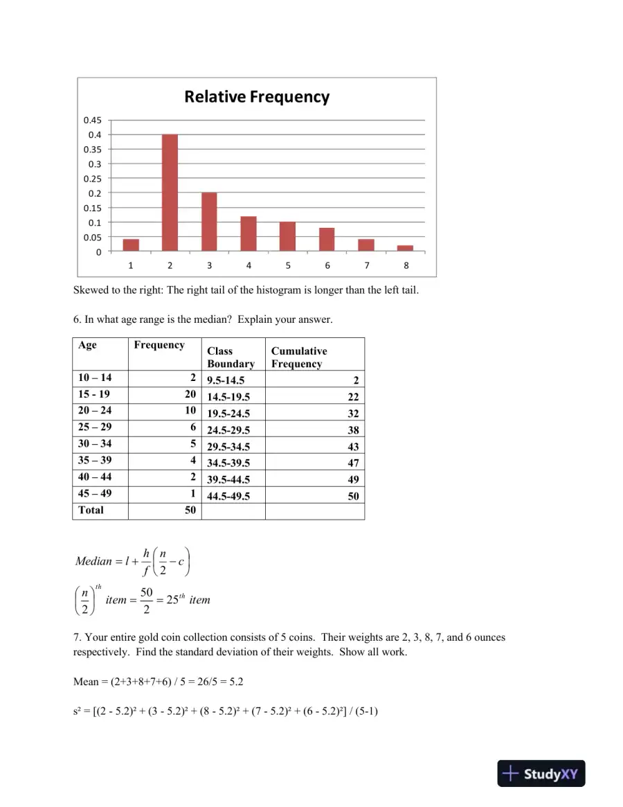 Comprehensive Statistical Analysis: Descriptive Statistics, Probability, page 4