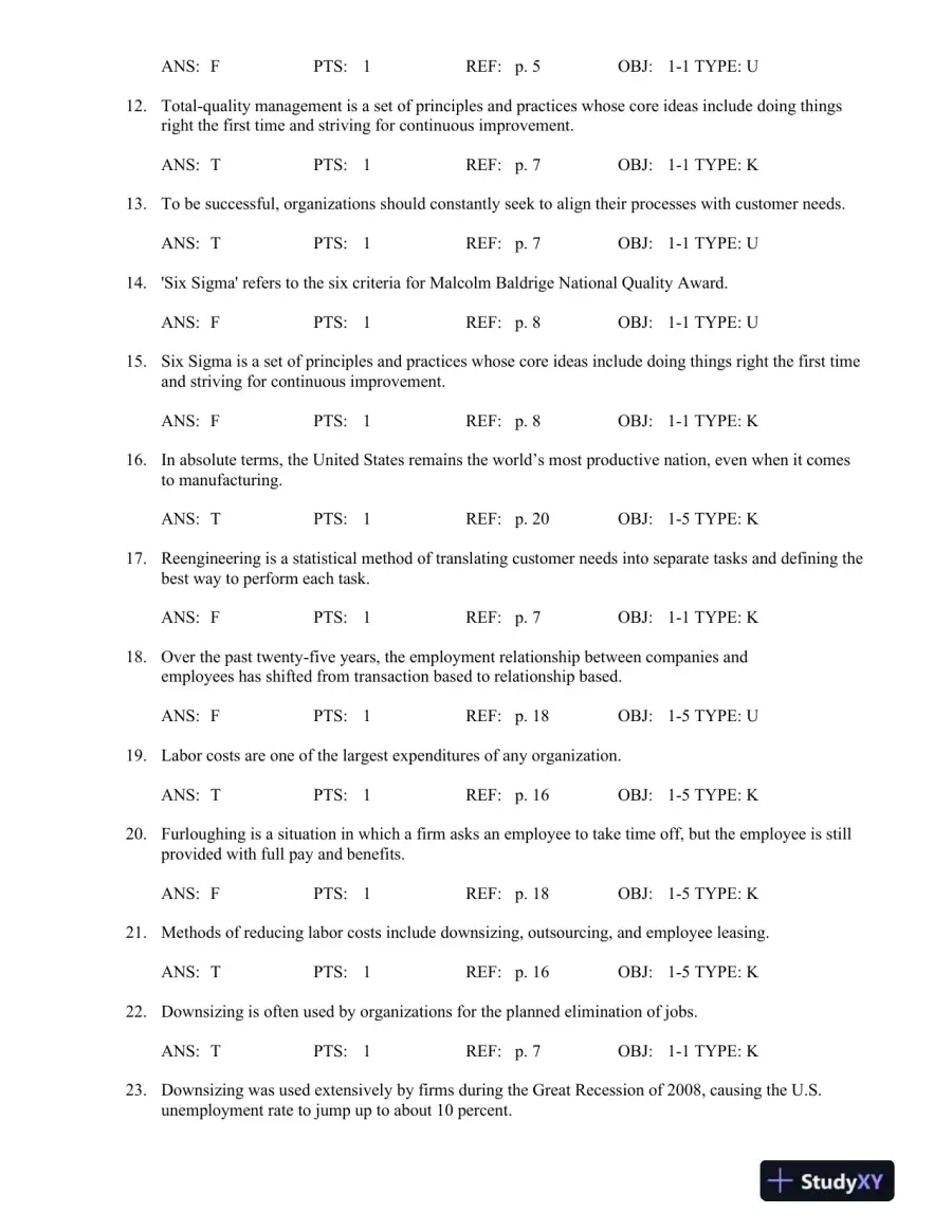 Test Bank For Managing Human Resources, 16th Edition, page 3