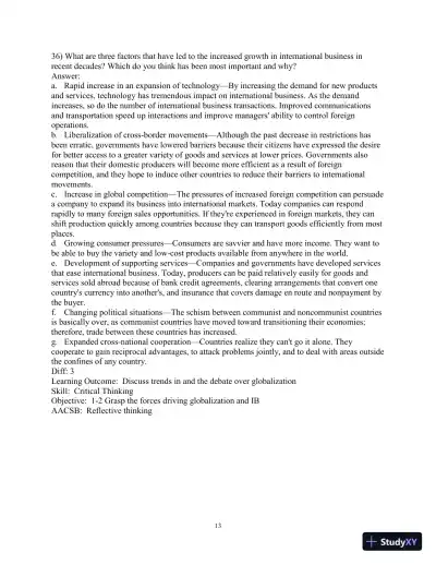 Test Bank for International Business, 15th Edition - Page 14 preview image