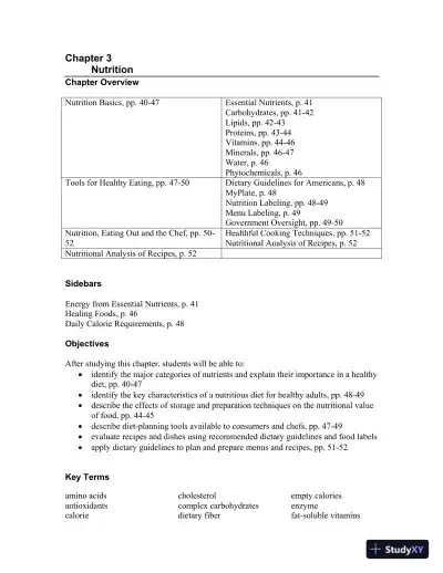 On Cooking: A Textbook of Culinary Fundamentals, 6th Edition Solution Manual - Page 14 preview image