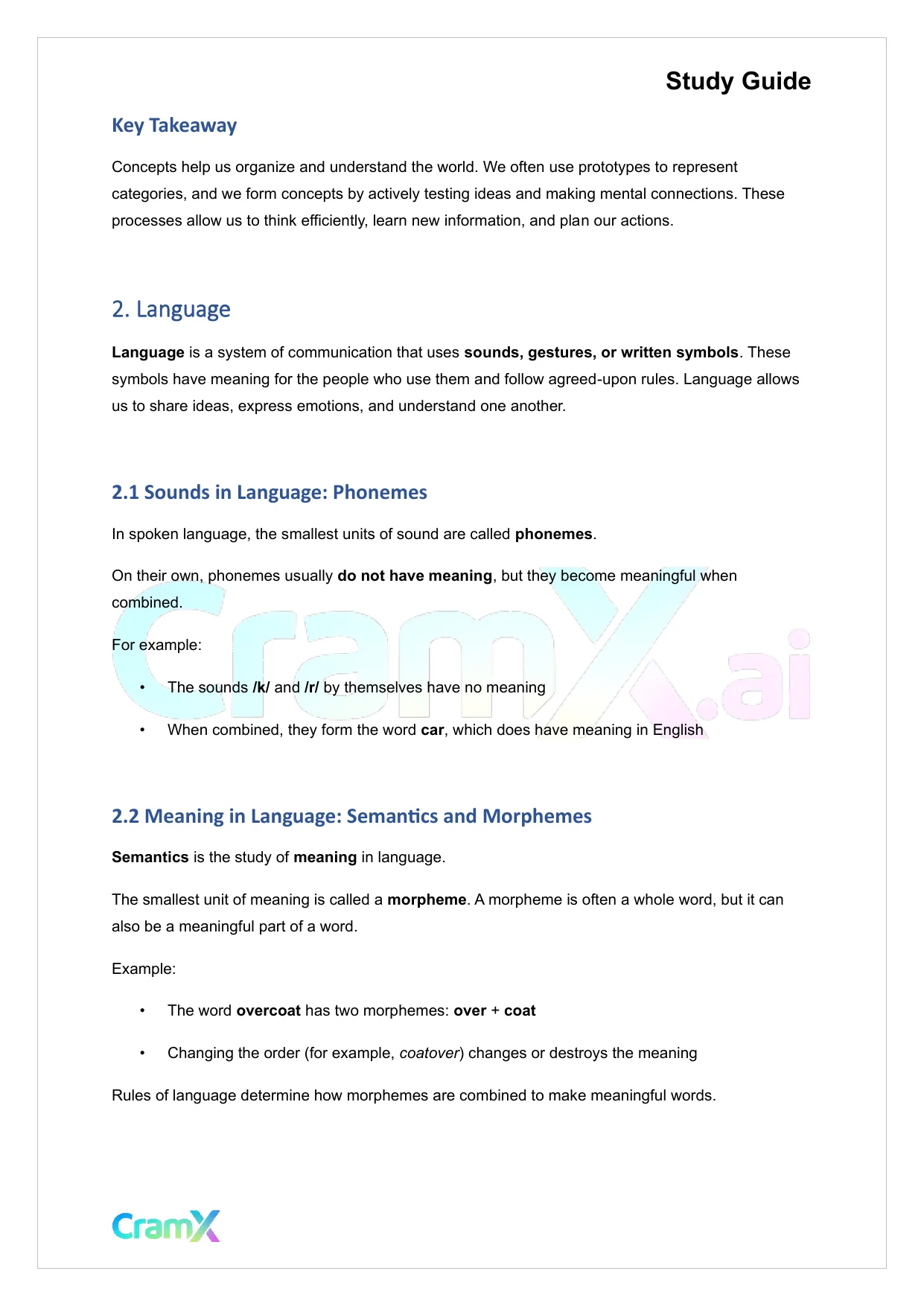 Psychology - Psychology Cognition and Language - Page 3 preview image