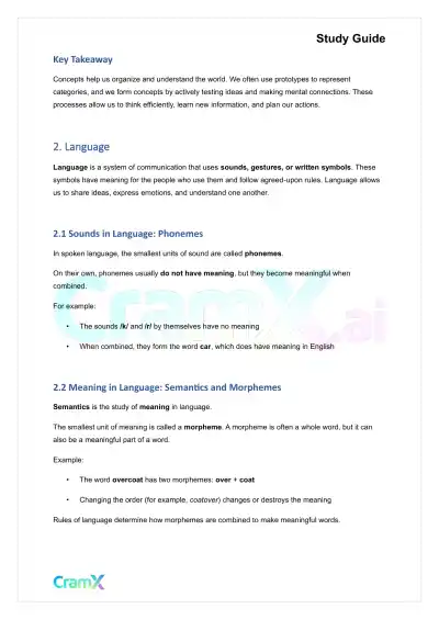 Psychology - Psychology Cognition and Language - Page 3 preview image