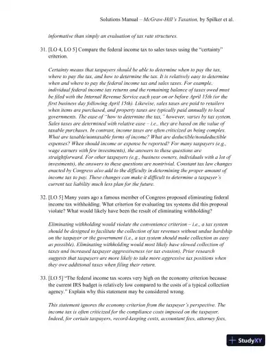 McGraw-Hill's Taxation of Individuals 2017, 8th Edition Solution Manual - Page 10 preview image