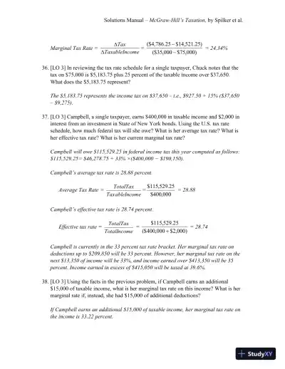 McGraw-Hill's Taxation of Individuals 2017, 8th Edition Solution Manual - Page 12 preview image