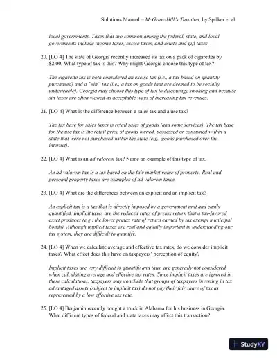 McGraw-Hill's Taxation of Individuals 2017, 8th Edition Solution Manual - Page 7 preview image