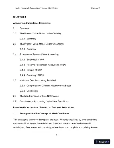 Solution Manual for Financial Accounting Theory, 7th Edition - Page 10 preview image