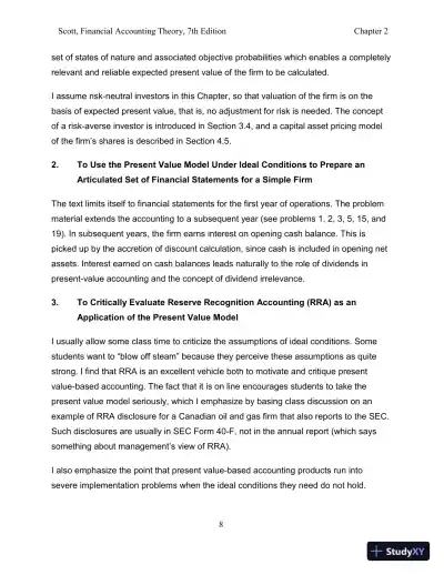 Solution Manual for Financial Accounting Theory, 7th Edition - Page 11 preview image
