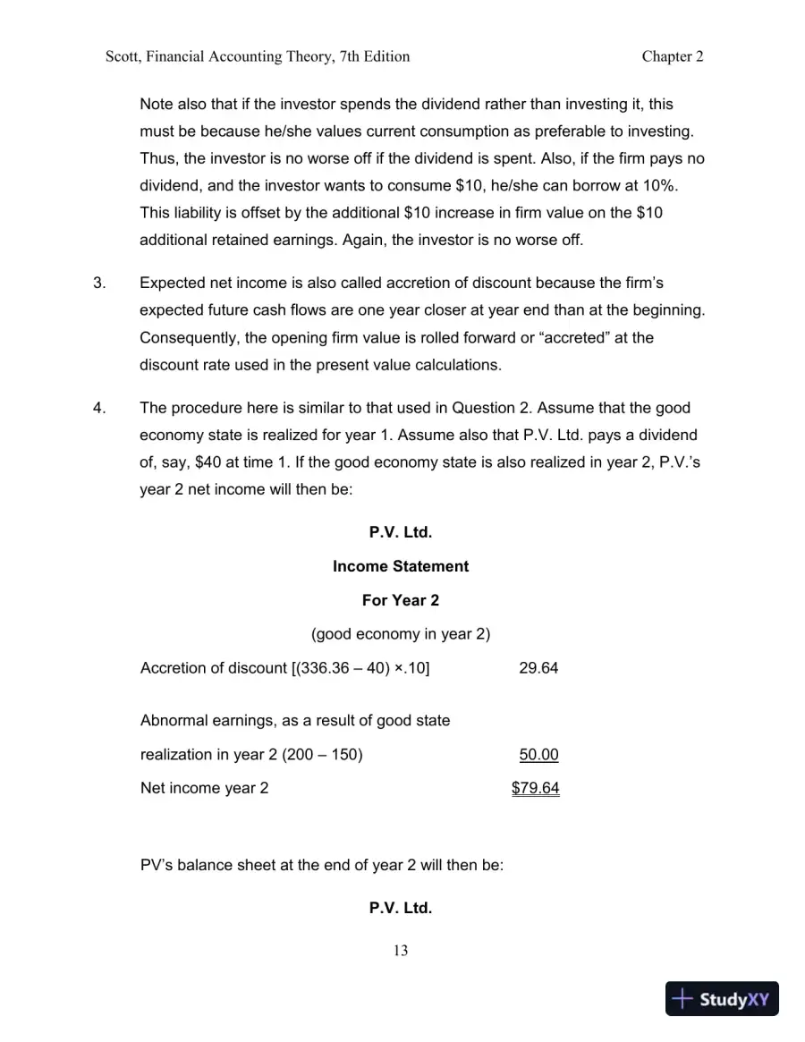 Solution Manual for Financial Accounting Theory, 7th Edition, page 16