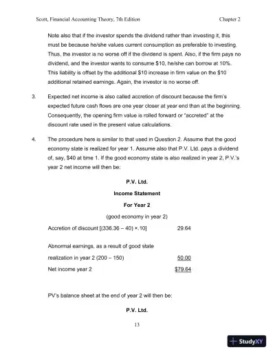 Solution Manual for Financial Accounting Theory, 7th Edition - Page 16 preview image