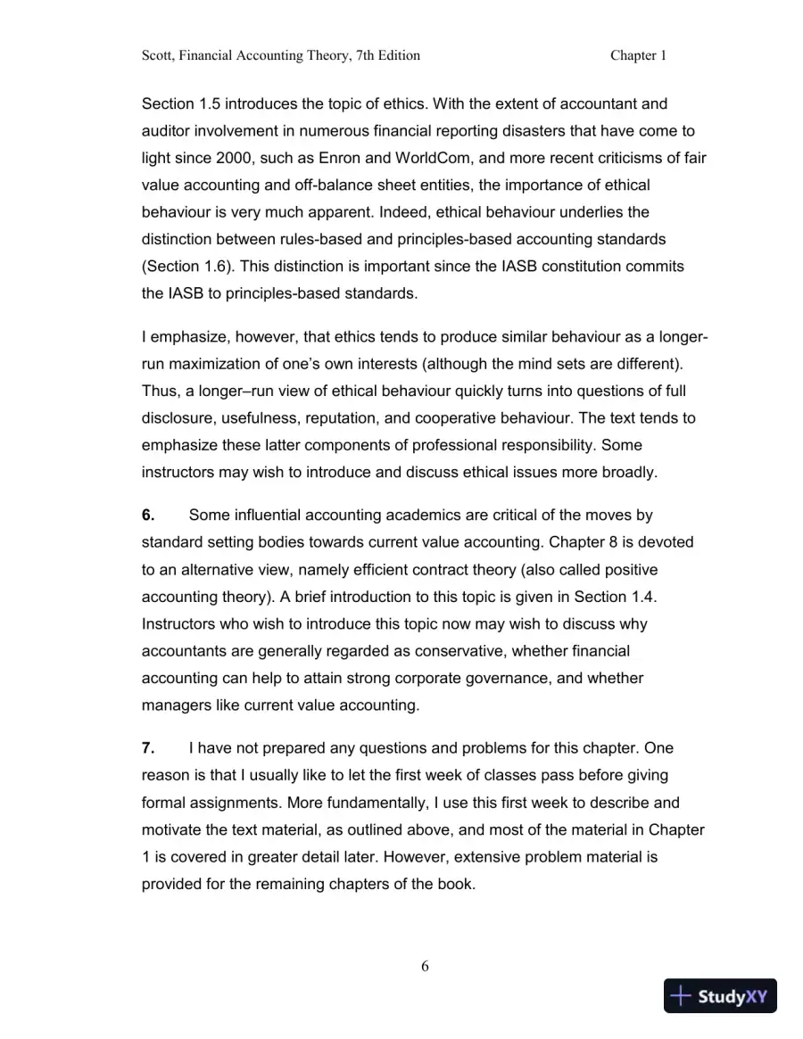 Solution Manual for Financial Accounting Theory, 7th Edition, page 9