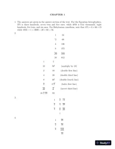Solution Manual for A History of Mathematics, 3rd Edition - Page 1 preview image