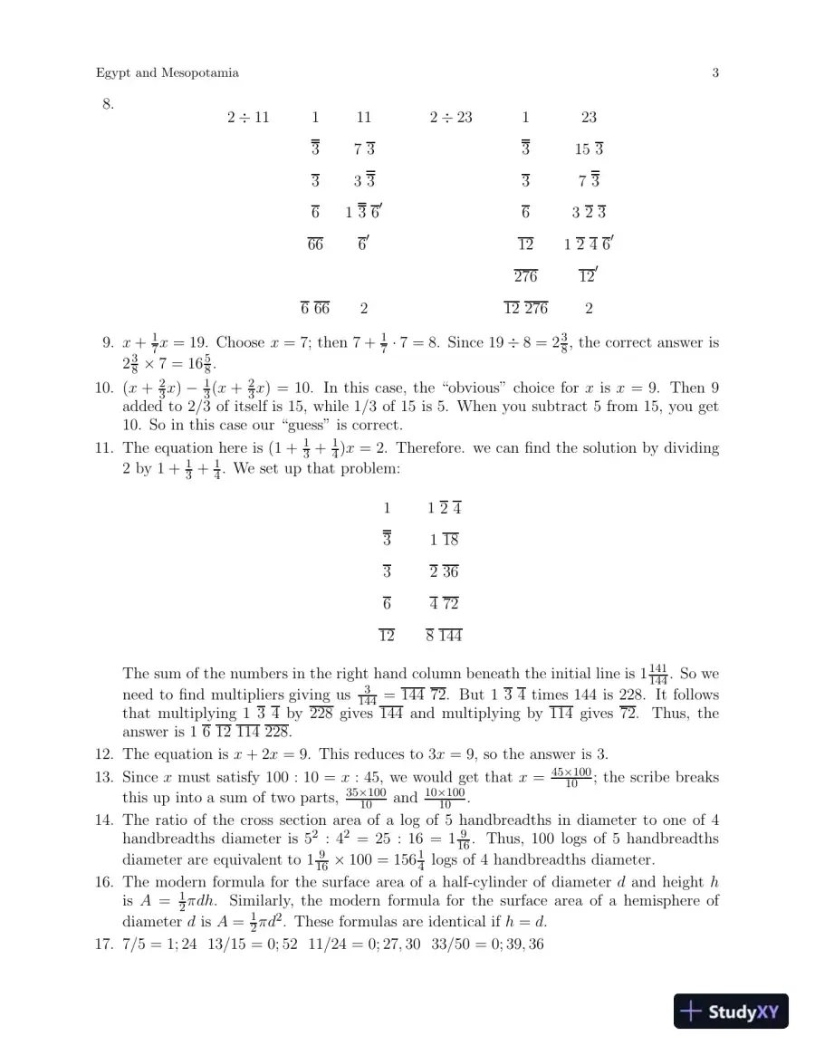 Solution Manual for A History of Mathematics, 3rd Edition, page 4