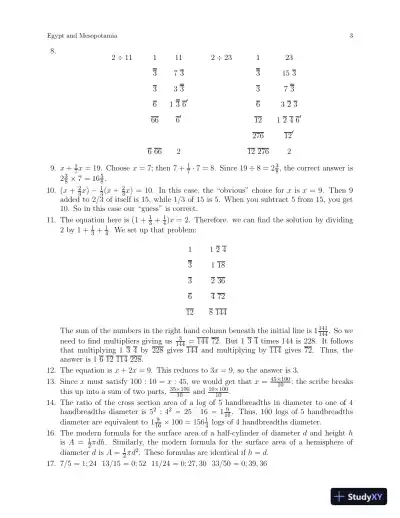 Solution Manual for A History of Mathematics, 3rd Edition - Page 4 preview image