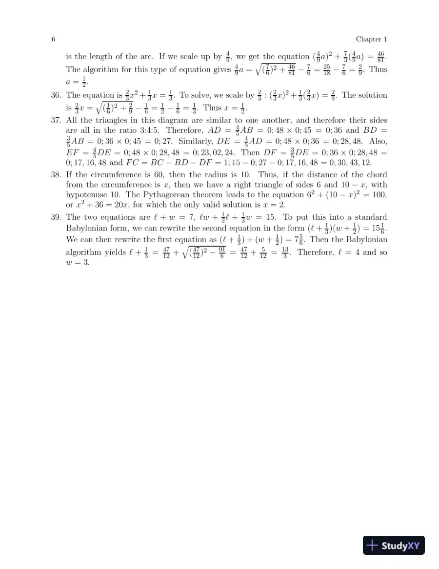 Solution Manual for A History of Mathematics, 3rd Edition, page 7