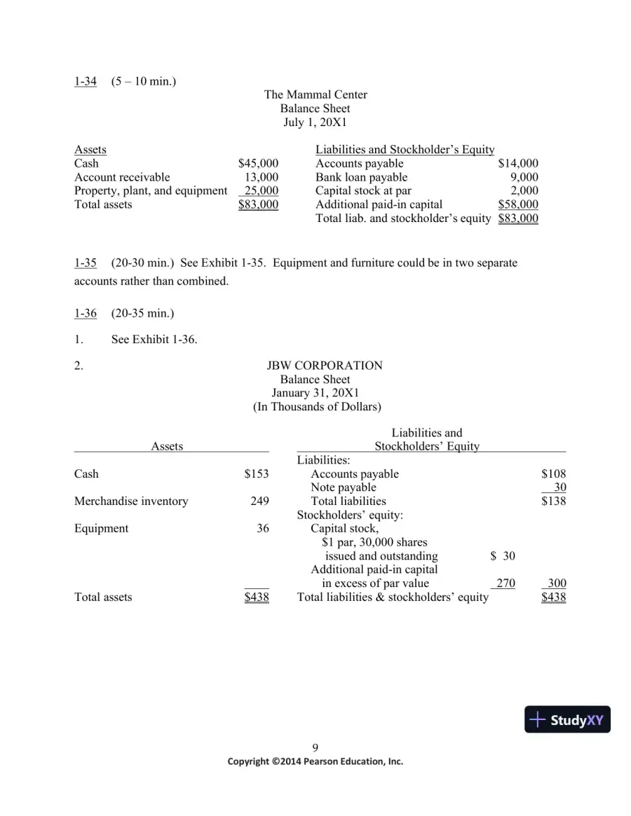 Introduction to Financial Accounting, 11th Edition Solution Manual, page 10