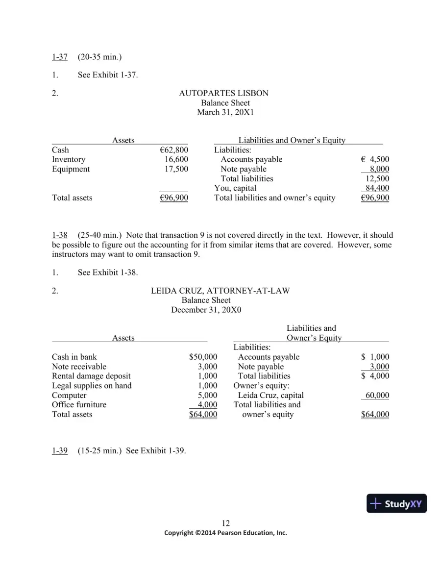 Introduction to Financial Accounting, 11th Edition Solution Manual, page 13