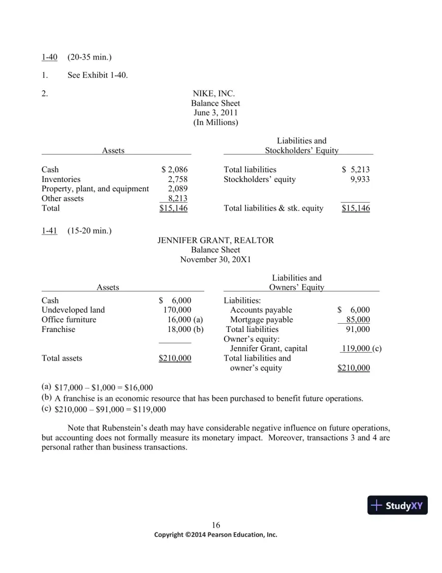 Introduction to Financial Accounting, 11th Edition Solution Manual, page 17