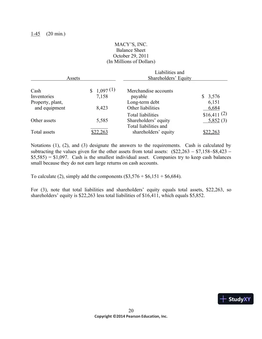 Introduction to Financial Accounting, 11th Edition Solution Manual, page 21
