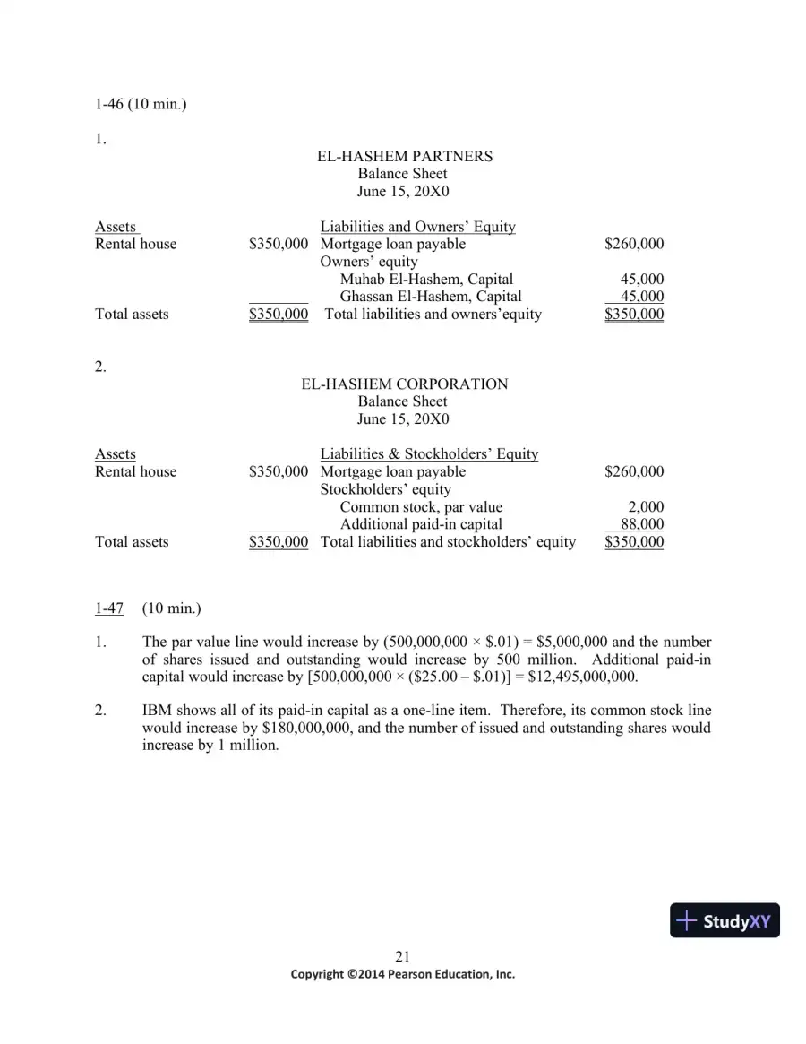 Introduction to Financial Accounting, 11th Edition Solution Manual, page 22