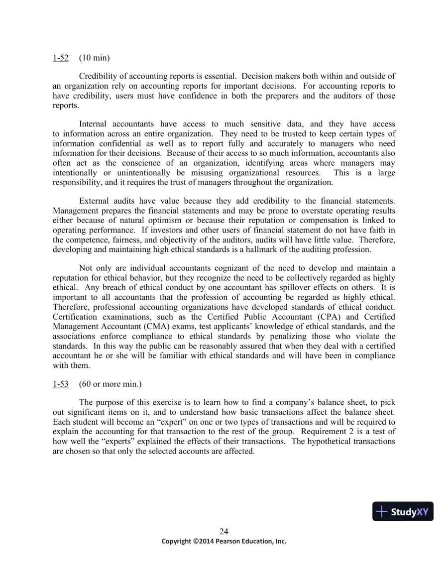 Introduction to Financial Accounting, 11th Edition Solution Manual, page 25