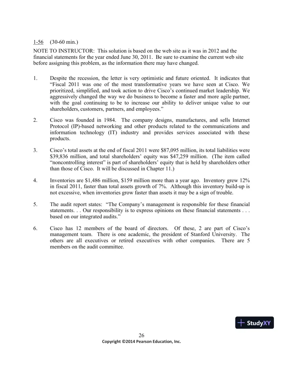 Introduction to Financial Accounting, 11th Edition Solution Manual, page 27