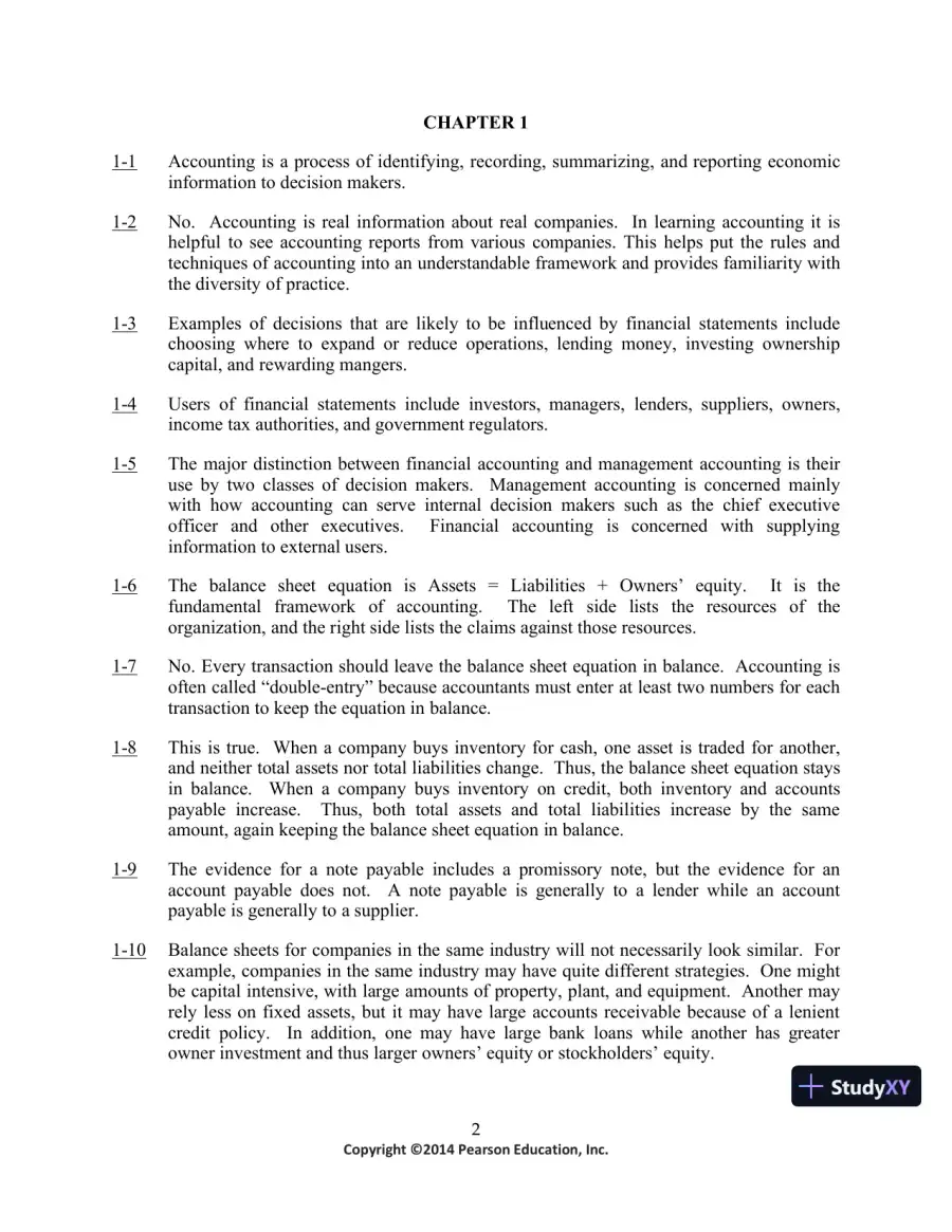 Introduction to Financial Accounting, 11th Edition Solution Manual, page 3