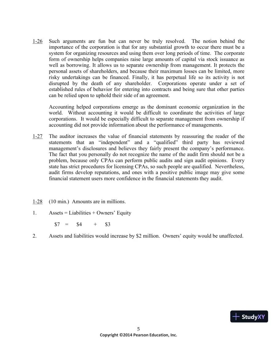 Introduction to Financial Accounting, 11th Edition Solution Manual, page 6