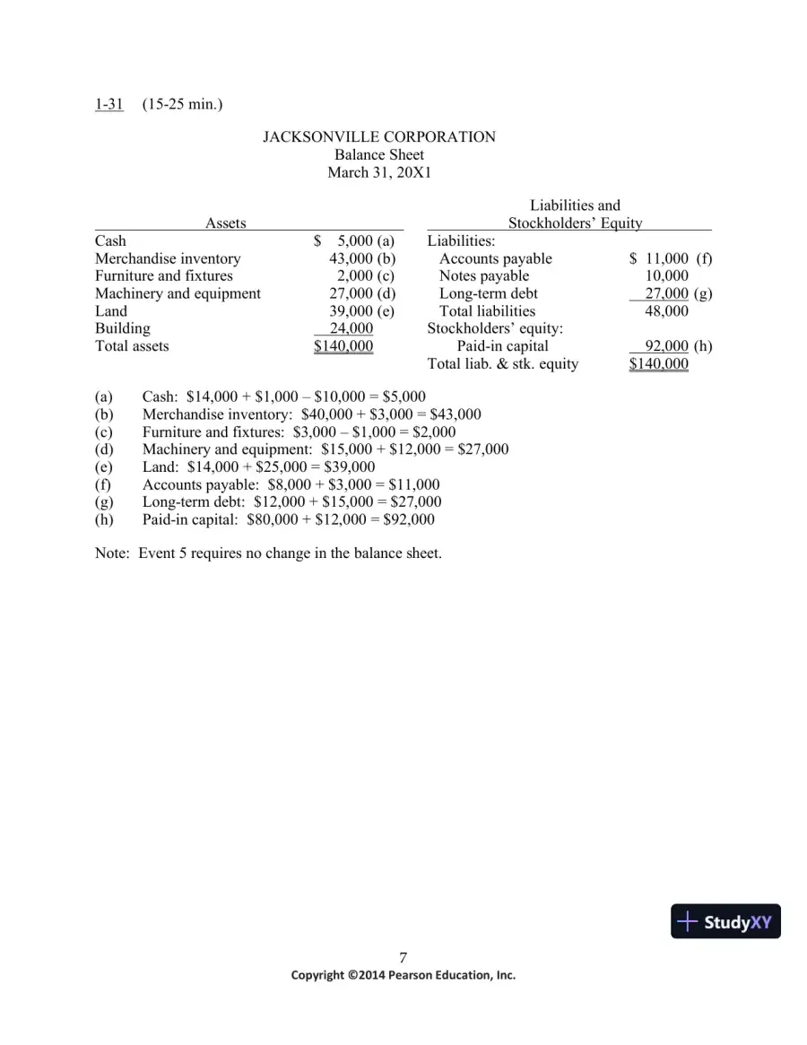 Introduction to Financial Accounting, 11th Edition Solution Manual, page 8