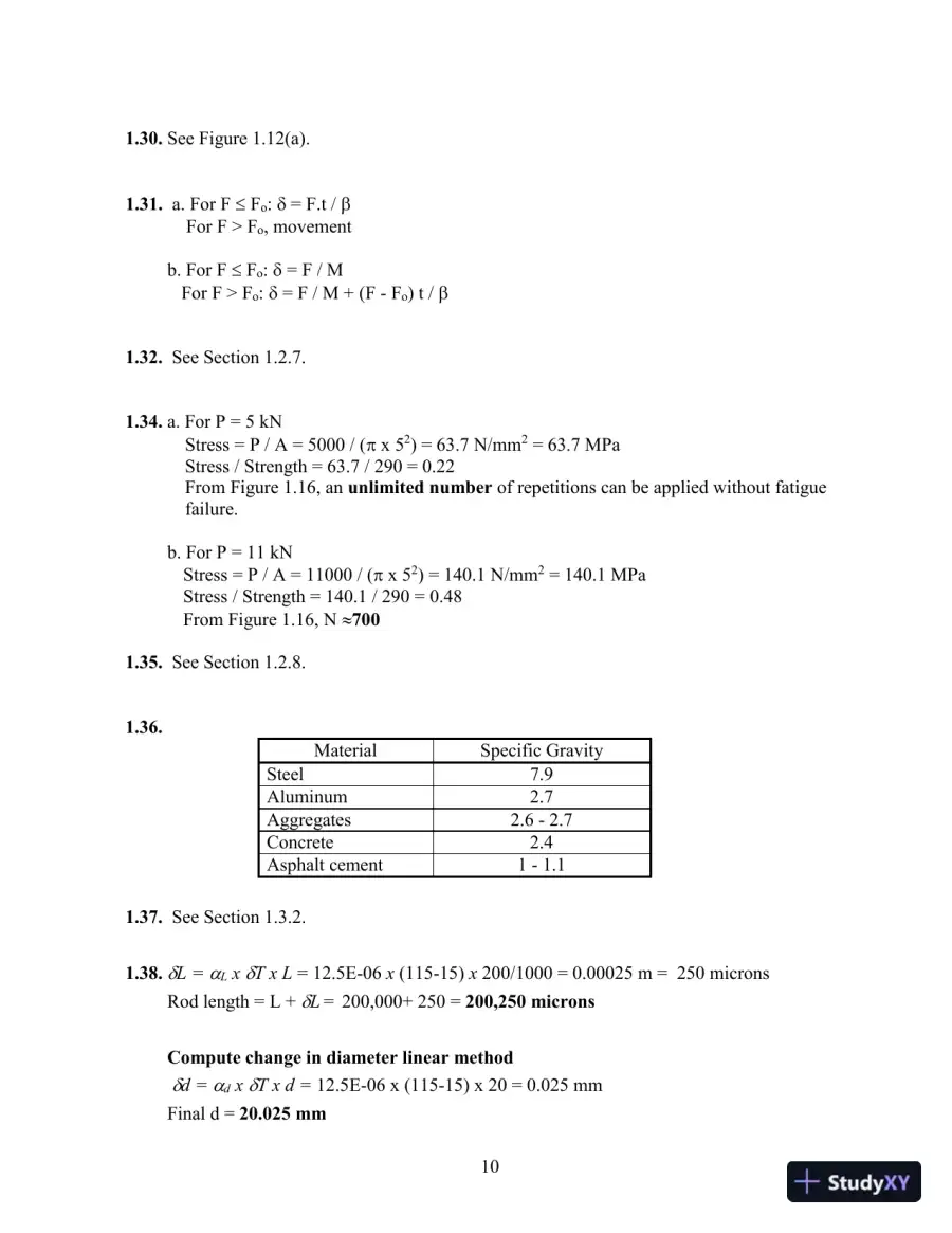 Solution Manual for Materials for Civil and Construction Engineers, 4th Edition, page 12
