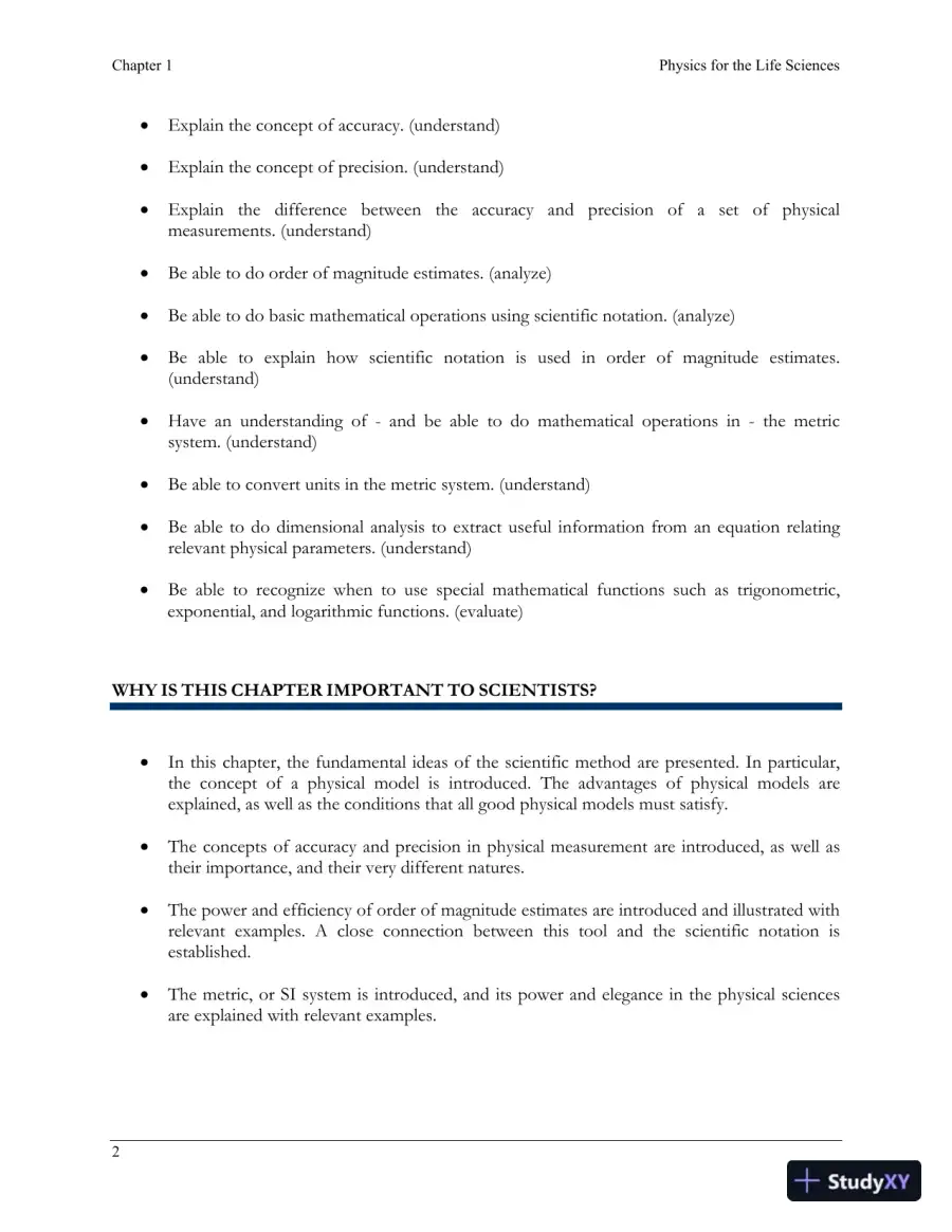 Physics For The Life Sciences , 2nd UK Ed. Edition Class Notes, page 3